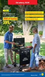 Gazetka promocyjna Lidl - Katalog ważny od 13.04 - Gazetka - ważna od 18.04 do 18.04.2026 - strona 49 - produkty: Grill, Grill gazowy