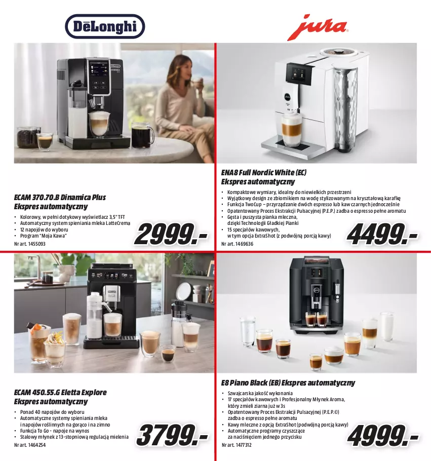 Gazetka promocyjna Media Markt - Gazetka Media Markt - ważna 13.10 do 31.10.2023 - strona 14 - produkty: Amica, Cars, Gra, Kawa, Lack, Młynek, Napoje, Por, Top