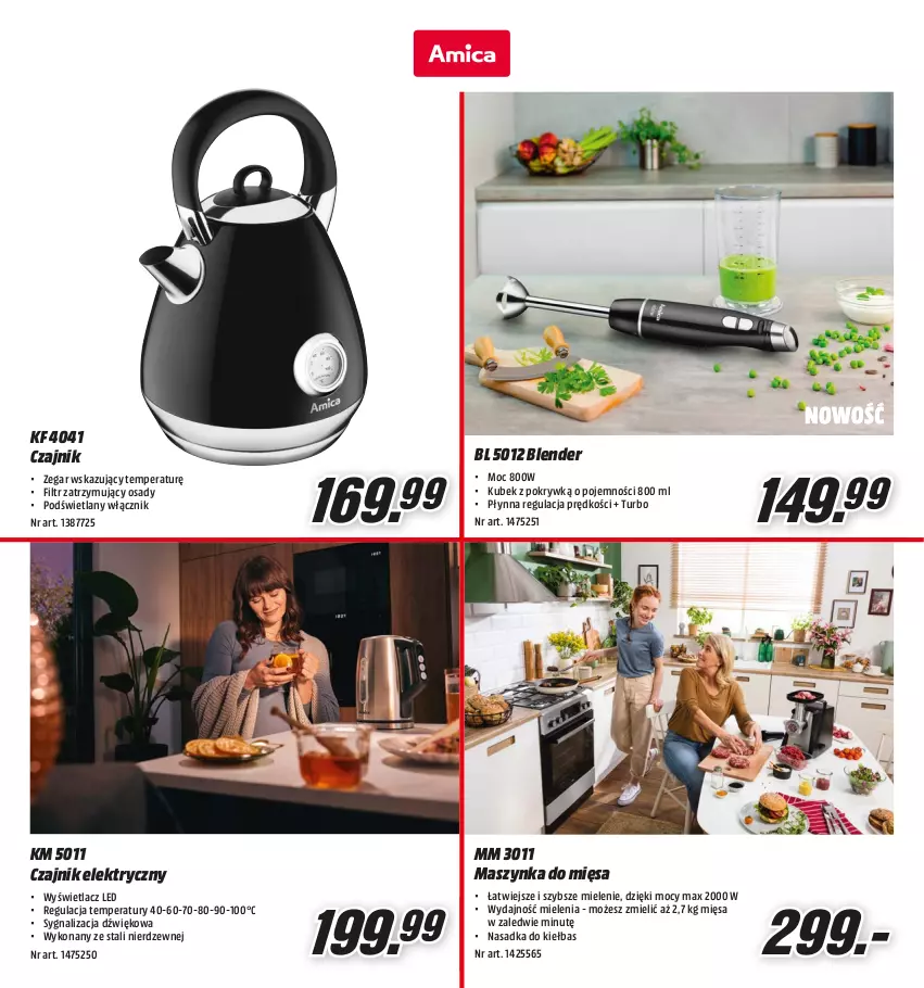 Gazetka promocyjna Media Markt - Gazetka Media Markt - ważna 13.10 do 31.10.2023 - strona 6 - produkty: Blender, Czajnik, Czajnik elektryczny, Kubek, Maszynka, Szynka, Zegar