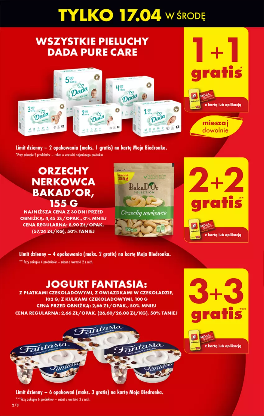 Gazetka promocyjna Biedronka - Od czwartku - ważna 18.04 do 24.04.2024 - strona 2 - produkty: Dada, Dron, Fa, Fanta, Gra, Jogurt, Pieluchy, Pur