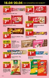 Gazetka promocyjna Biedronka - Od czwartku - Gazetka - ważna od 24.04 do 24.04.2024 - strona 45 - produkty: Kurczak, Ketchup, Kit Kat, Princessa, Top, Koc, Schogetten, Wafelek, Chrupki, Lion, Czekolada, Przysnacki, Baton, Grill, Brownie