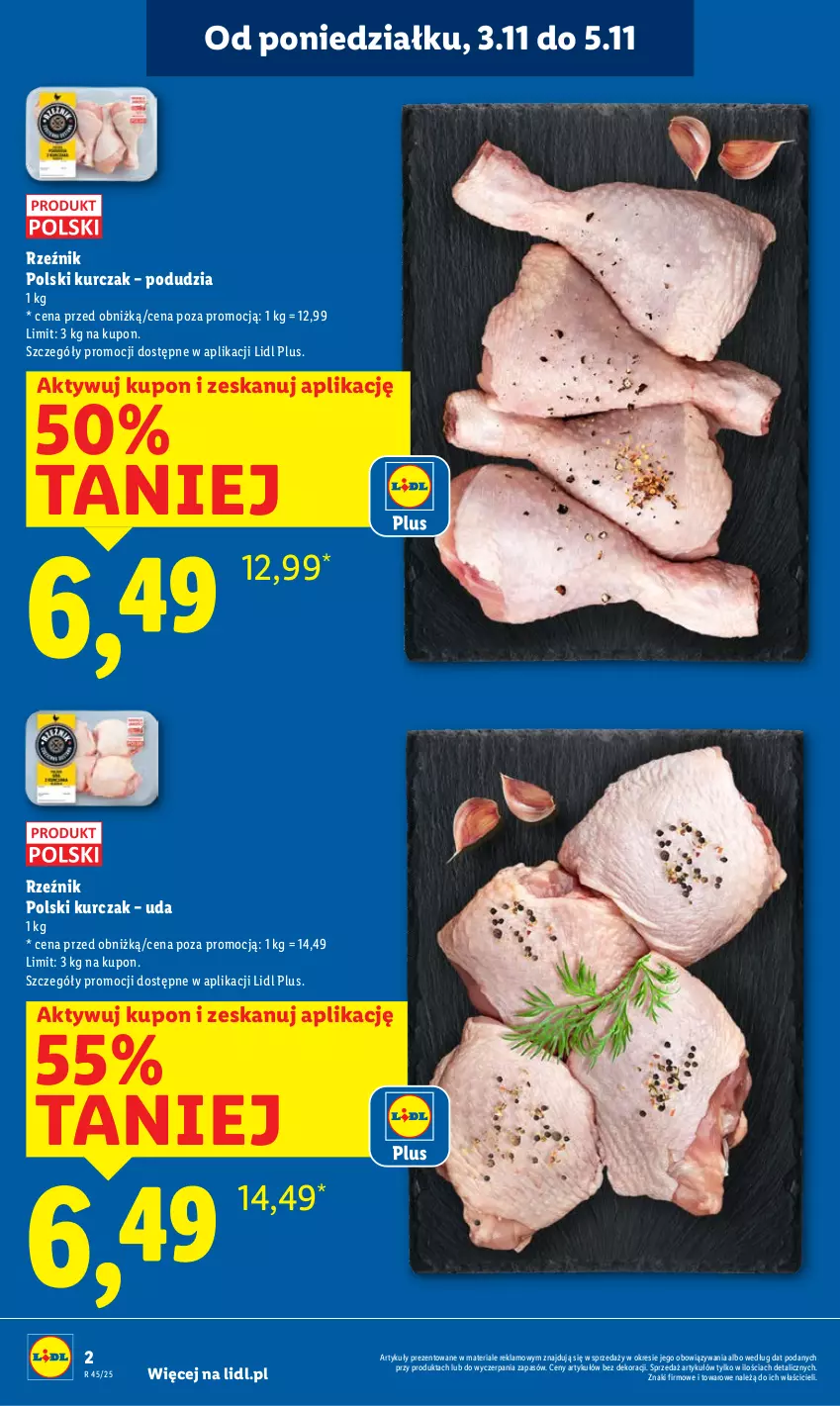 Gazetka promocyjna Lidl - GAZETKA - ważna 03.11 do 05.11.2025 - strona 2 - produkty: Kurczak