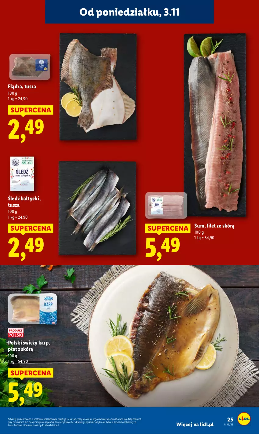 Gazetka promocyjna Lidl - GAZETKA - ważna 03.11 do 05.11.2025 - strona 27 - produkty: Karp, Tusz