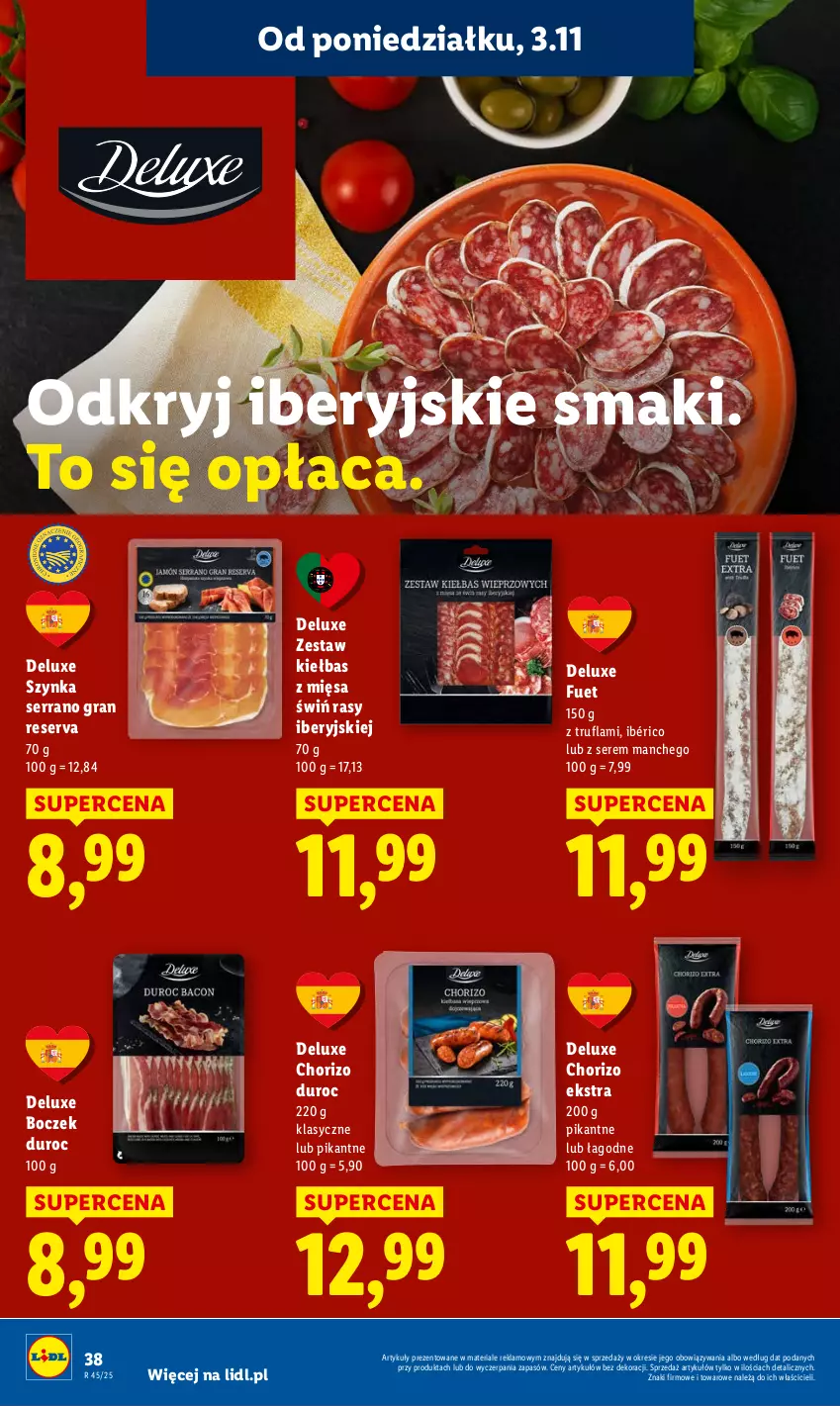 Gazetka promocyjna Lidl - GAZETKA - ważna 03.11 do 05.11.2025 - strona 40 - produkty: Boczek, Gra, Ser, Szynka