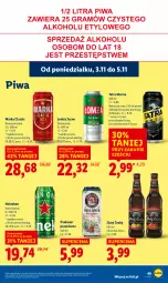 Gazetka promocyjna Lidl - GAZETKA - Gazetka - ważna od 05.11 do 05.11.2025 - strona 51 - produkty: Piwa, Heineken, Warka, Tatra