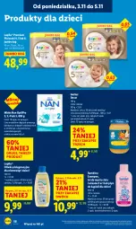 Gazetka promocyjna Lidl - GAZETKA - Gazetka - ważna od 05.11 do 05.11.2025 - strona 60 - produkty: Płyn do kąpieli, Ser, Gerber, O Bag, NAN Optipro, Szampon, Dzieci, Deser