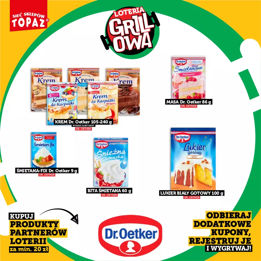 Gazetka promocyjna Topaz - Gazetka - ważna 20.04 do 14.06.2026 - strona 18 - produkty: Dr. Oetker, Gry