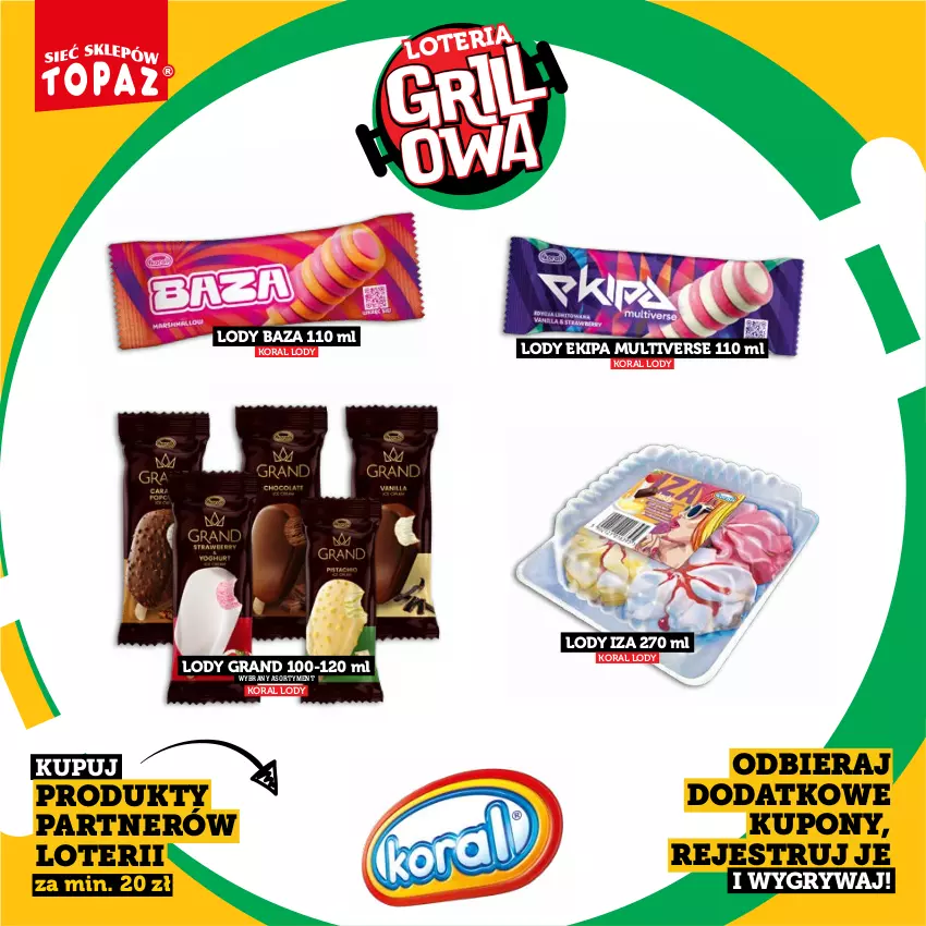 Gazetka promocyjna Topaz - Gazetka - ważna 20.04 do 14.06.2026 - strona 30 - produkty: Gra, Gry, Lody
