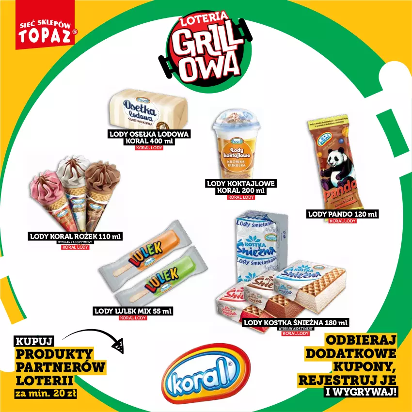 Gazetka promocyjna Topaz - Gazetka - ważna 20.04 do 14.06.2026 - strona 32 - produkty: Gry, Lody
