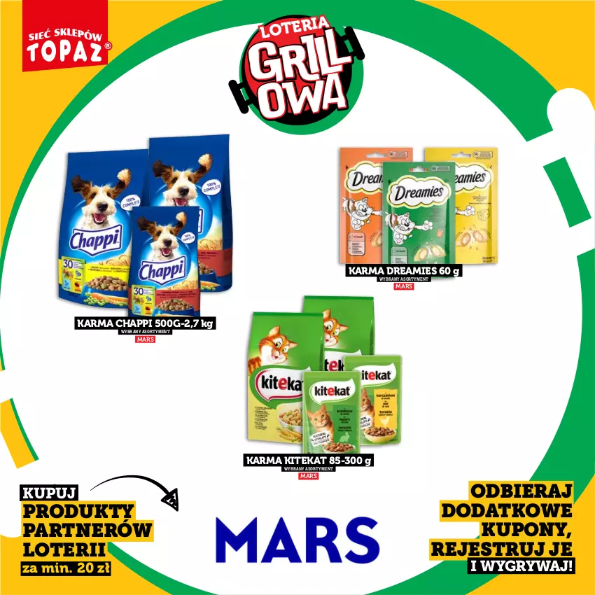 Gazetka promocyjna Topaz - Gazetka - ważna 20.04 do 14.06.2026 - strona 36 - produkty: Chappi, Gry, KiteKat, Mars