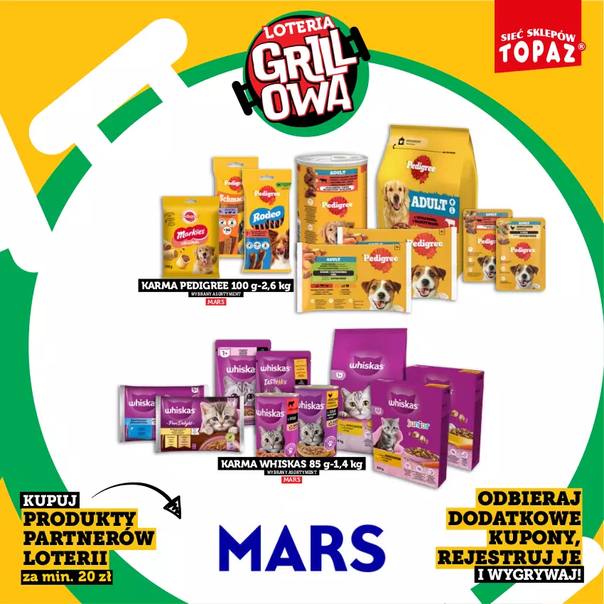 Gazetka promocyjna Topaz - Gazetka - ważna 20.04 do 14.06.2026 - strona 37 - produkty: Gry, Mars, Pedigree, Whiskas