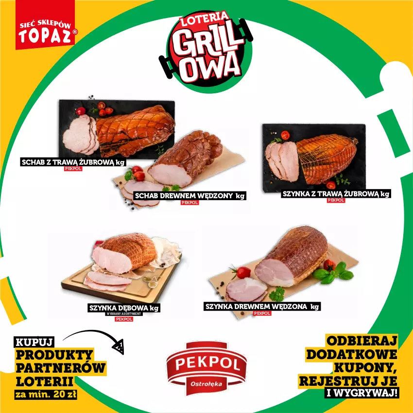 Gazetka promocyjna Topaz - Gazetka - ważna 20.04 do 14.06.2026 - strona 56 - produkty: Gry, Pekpol, Szynka