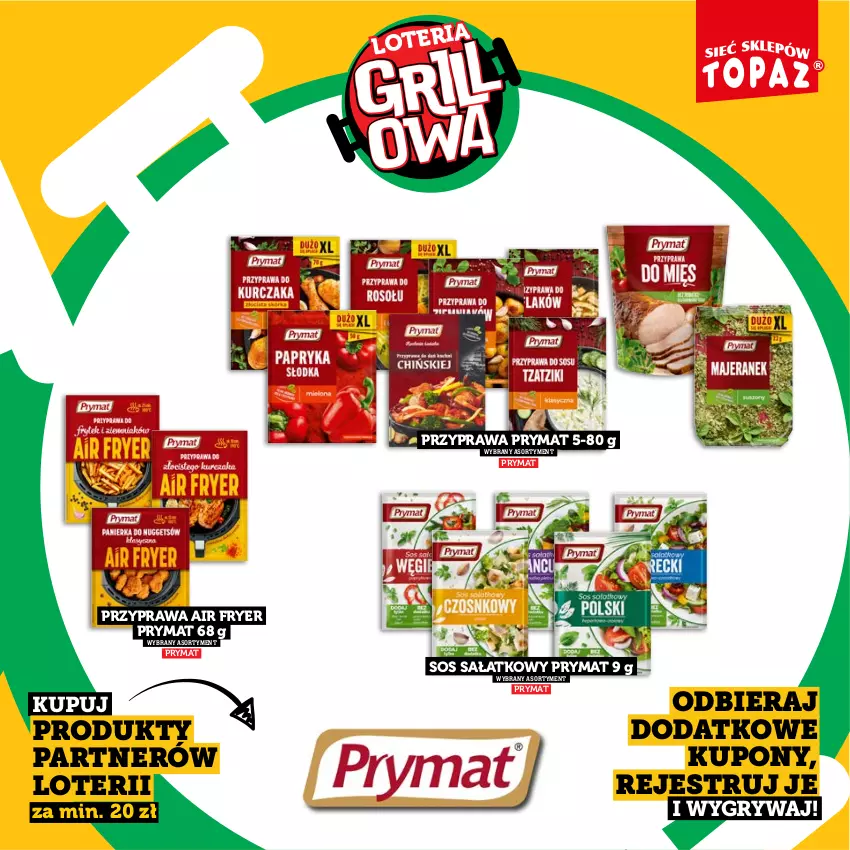 Gazetka promocyjna Topaz - Gazetka - ważna 20.04 do 14.06.2026 - strona 63 - produkty: Gry, Prymat, Sałat, Sos