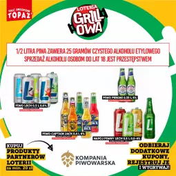 Gazetka promocyjna Topaz - Gazetka - Gazetka - ważna od 14.06 do 14.06.2026 - strona 28 - produkty: Piwa, Piwo, Gry, Gra, Napój, Captain Jack