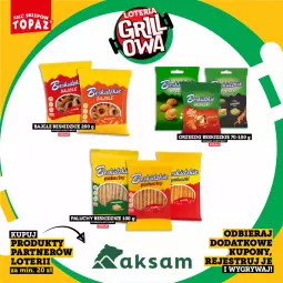 Gazetka promocyjna Topaz - Gazetka - Gazetka - ważna od 14.06 do 14.06.2026 - strona 4 - produkty: Gry, Orzeszki, Beskidzki, Bajgle, Aksam