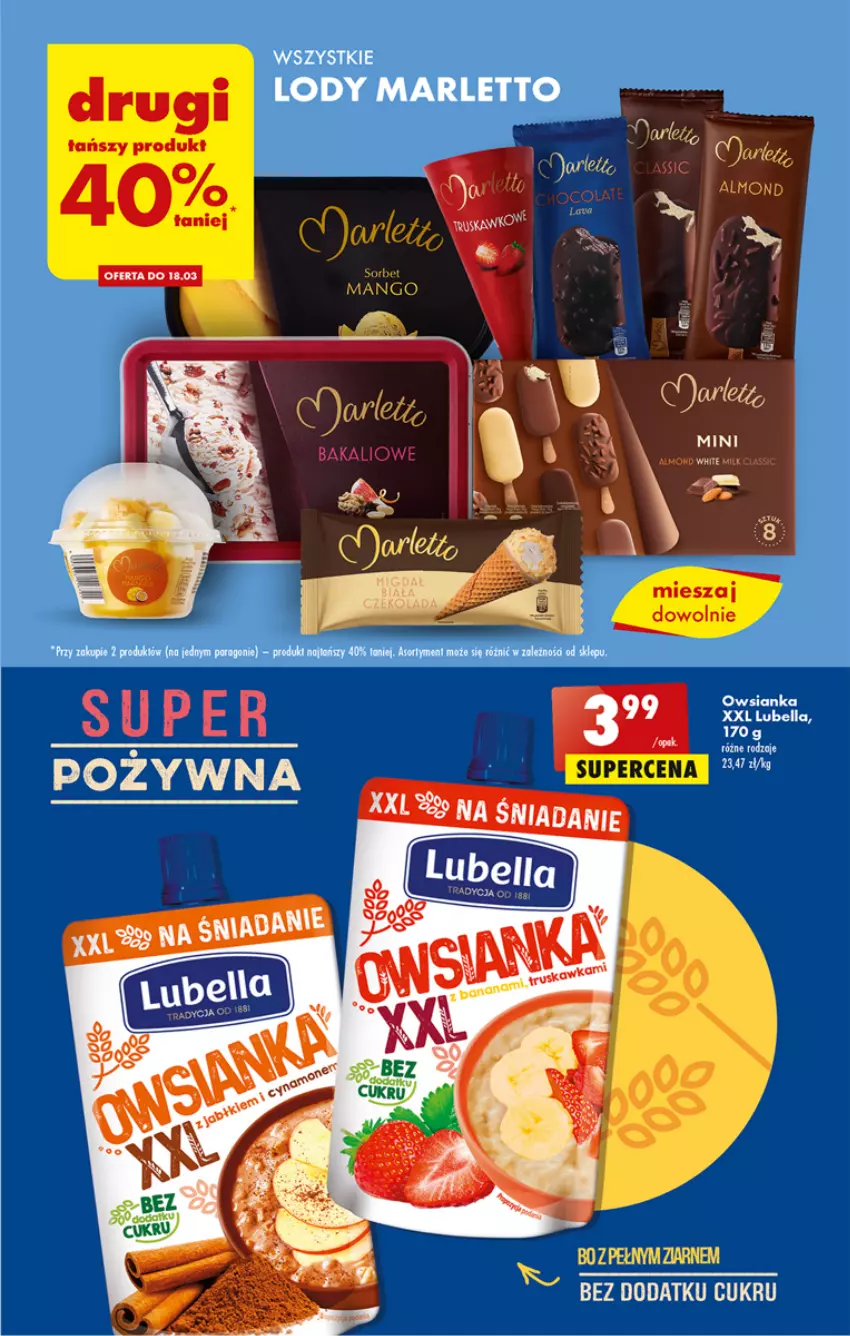 Gazetka promocyjna Biedronka - ważna 16.03 do 22.03.2023 - strona 47 - produkty: Bell, Bella, Lody, Lubella