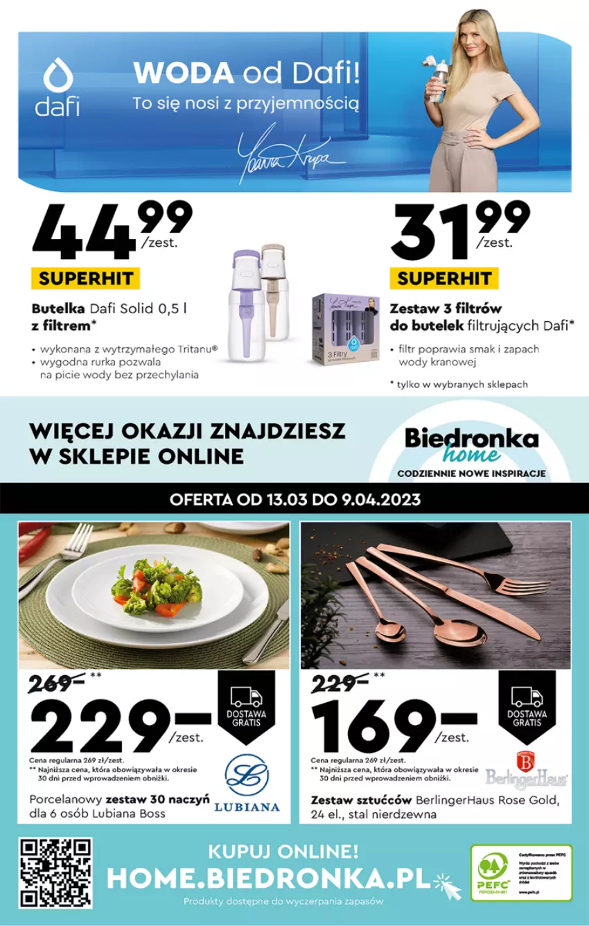 Gazetka promocyjna Biedronka - ważna 16.03 do 22.03.2023 - strona 59 - produkty: Dron, Gra, Por, Zestaw sztućców