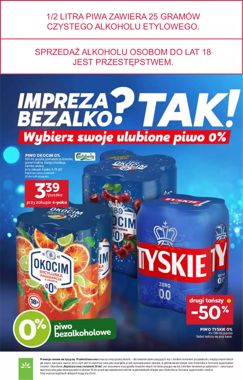 Gazetka promocyjna Stokrotka - Supermarket - ważna 16.10 do 22.10.2025 - strona 32 - produkty: HP, Koc, Okocim, Piwo, Tyskie