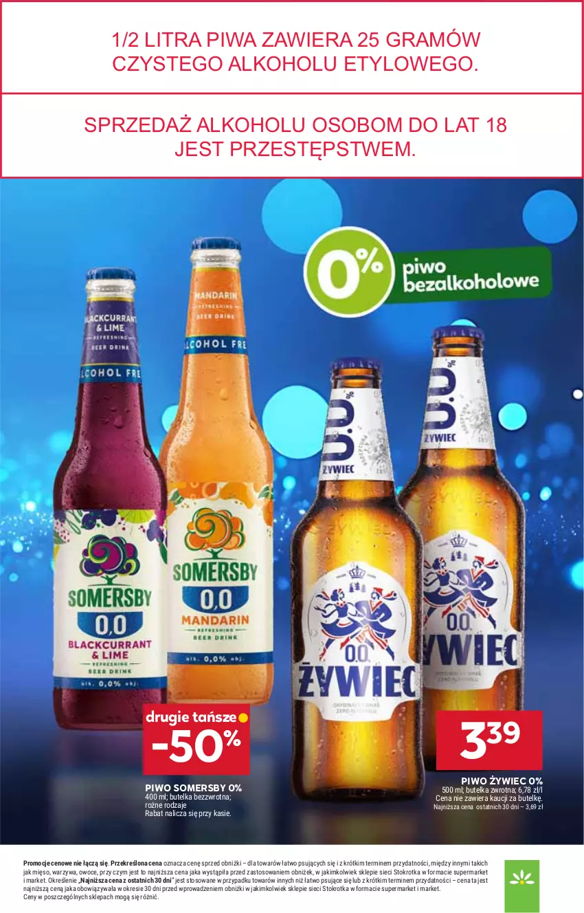 Gazetka promocyjna Stokrotka - Supermarket - ważna 16.10 do 22.10.2025 - strona 33 - produkty: HP, Piwo, Somersby, Ziemniaki