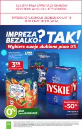 Gazetka promocyjna Stokrotka - Supermarket - Gazetka - ważna od 22.10 do 22.10.2025 - strona 32 - produkty: Piwo, Koc, Tyskie, Okocim, HP