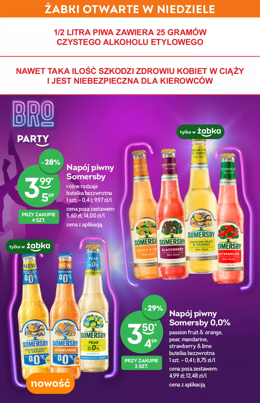 Gazetka promocyjna Żabka - ważna 25.05 do 07.06.2022 - strona 18 - produkty: Gra, Napój, Piec, Piwa, Somersby