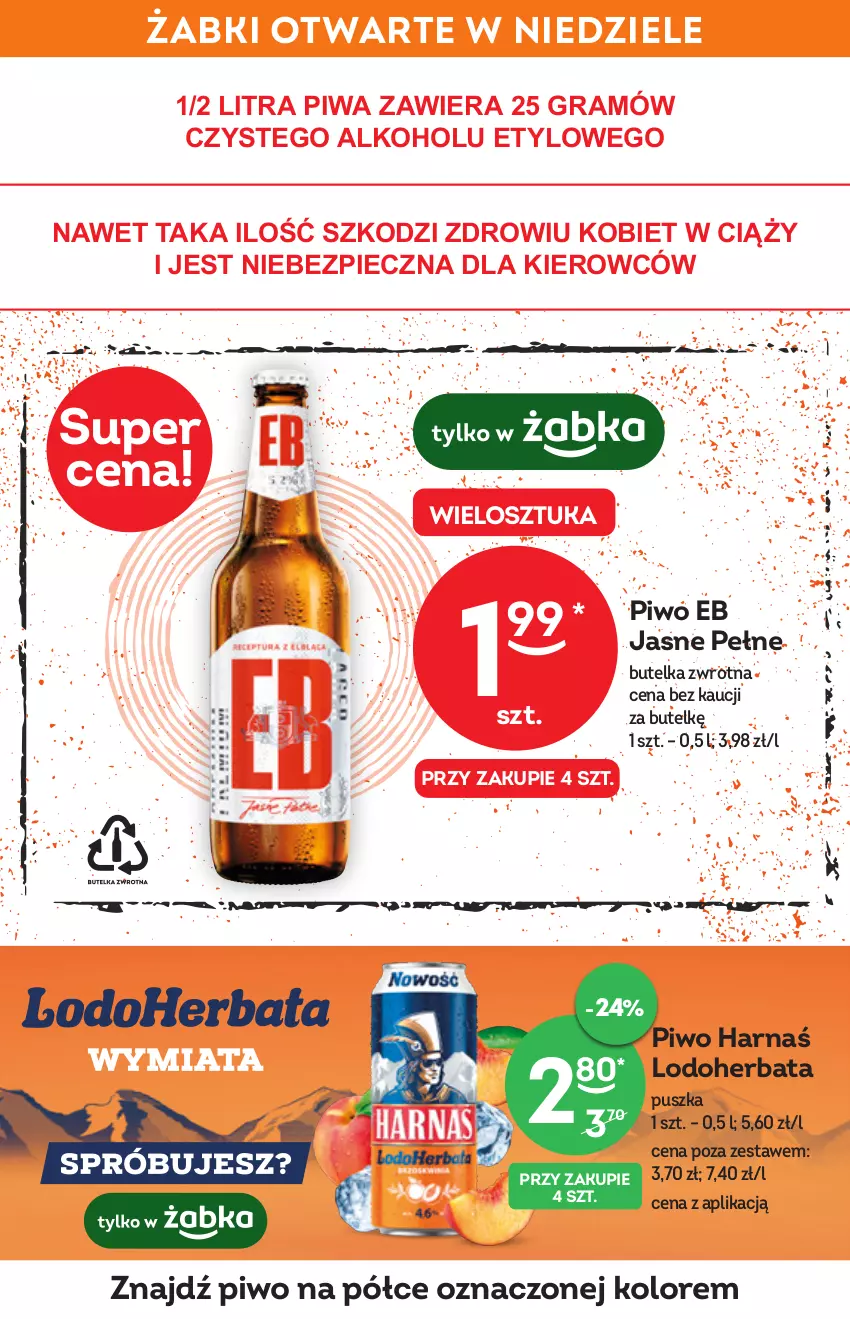 Gazetka promocyjna Żabka - ważna 25.05 do 07.06.2022 - strona 20 - produkty: Gra, Harnaś, Herbata, Piec, Piwa, Piwo