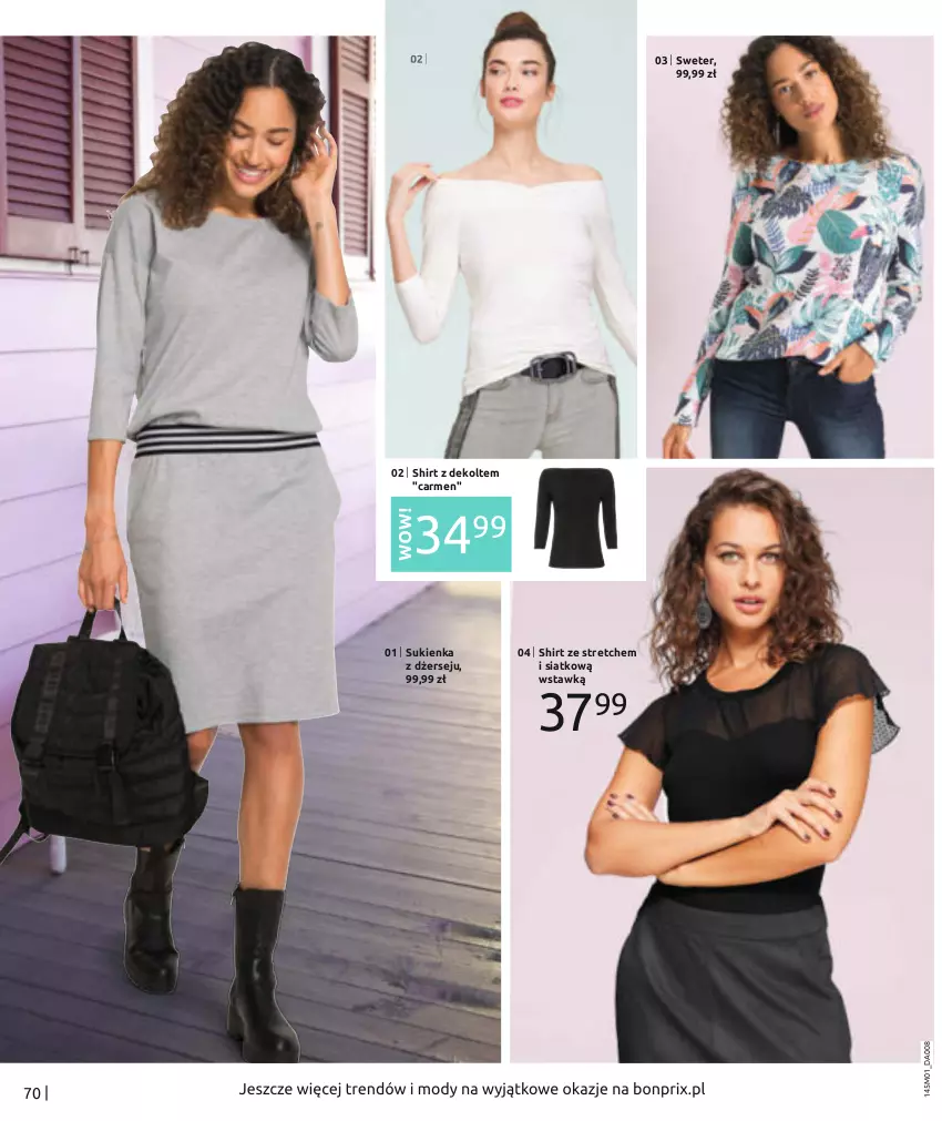 Gazetka promocyjna Bonprix - Nowy rok = nowy look! - ważna 03.01 do 03.07.2022 - strona 72 - produkty: Sukienka, Sweter