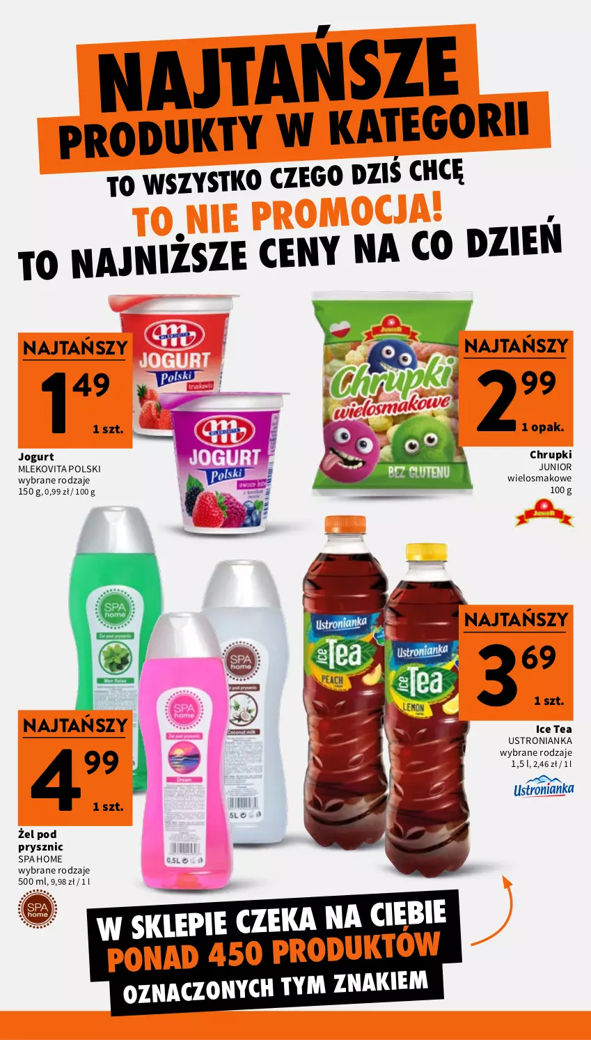Gazetka promocyjna Intermarche - Gazetka Intermarche - ważna 30.07 do 05.08.2026 - strona 6 - produkty: Chrupki, Ice tea, Jogurt, Mleko, Mlekovita