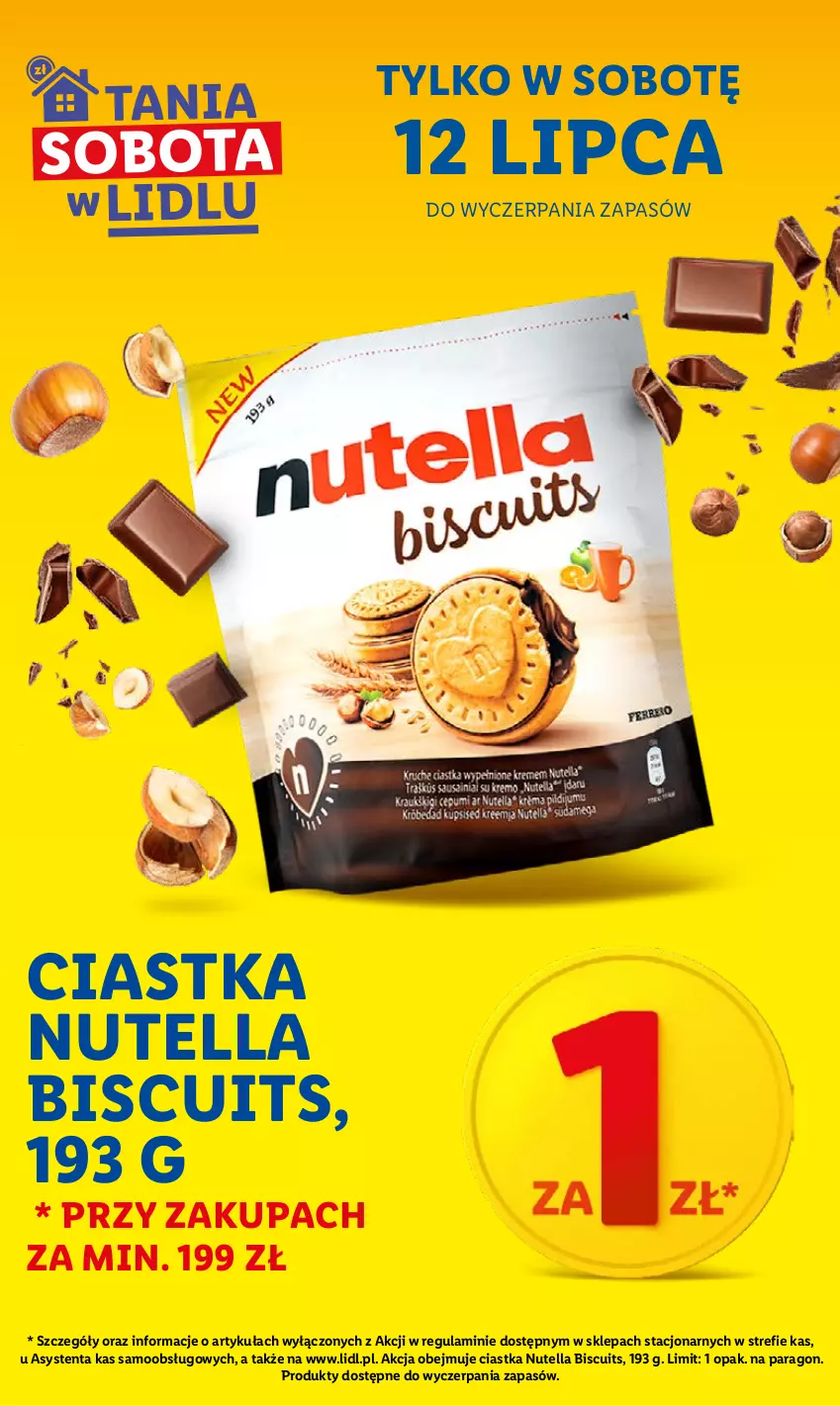 Gazetka promocyjna Lidl - GAZETKA - ważna 10.07 do 12.07.2025 - strona 5 - produkty: Ciastka, Nutella
