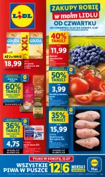 Gazetka promocyjna Lidl - GAZETKA - Gazetka - ważna od 12.07 do 12.07.2025 - strona 1 - produkty: Piwa, Kurczak, Ser, Pilos, POLMLEK, Gouda, Masło, Pomidory