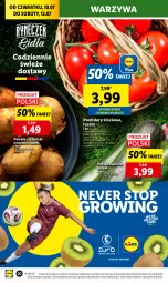 Gazetka promocyjna Lidl - GAZETKA - Gazetka - ważna od 12.07 do 12.07.2025 - strona 24 - produkty: Warzywa, Top, Ziemniaki, Pomidory