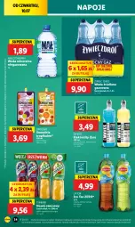 Gazetka promocyjna Lidl - GAZETKA - Gazetka - ważna od 12.07 do 12.07.2025 - strona 42 - produkty: Nałęczowianka, Ice tea, Ananas, Kiwi, Napoje, LANA, Pomelo, Lipton, Tymbark, Smoothie, Limonka, Woda mineralna, Woda, Herbata, Mango, Napój, Mięta