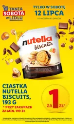 Gazetka promocyjna Lidl - GAZETKA - Gazetka - ważna od 12.07 do 12.07.2025 - strona 5 - produkty: Ciastka, Nutella