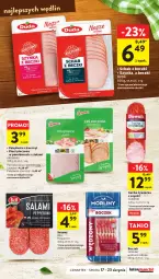 Gazetka promocyjna Intermarche - Gazetka Intermarche - Gazetka - ważna od 23.08 do 23.08.2023 - strona 16 - produkty: Piec, Polędwica, Salami, Drobimex, Bell, Duda, Szynka z beczki, Szynka, Morliny, Boczek, Olewnik