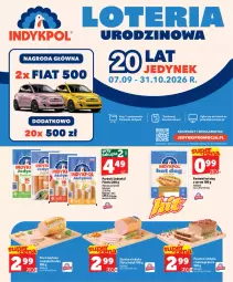 Gazetka promocyjna Topaz - Gazetka - Gazetka - ważna od 16.09 do 16.09.2026 - strona 16 - produkty: Ser, Por, Hot dog, Parówki, Parówki hot dog