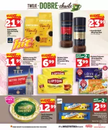 Gazetka promocyjna Topaz - Gazetka - Gazetka - ważna od 16.09 do 16.09.2026 - strona 35 - produkty: Tchibo, Top, Koc, Brit, Chałwa, Kawa mielona, Kawa, Herbata czarna, Lipton, Teekanne, Davidoff, Brita, Herbata, Fa
