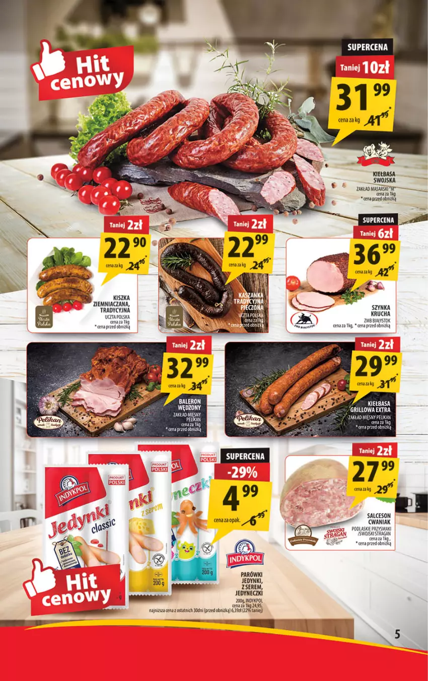 Gazetka promocyjna Arhelan - Gazetka - ważna 29.04 do 12.05.2024 - strona 5 - produkty: Grill, Kiełbasa, Parówki, Podlaski, Przysmaki, Salceson, Ser, Szynka