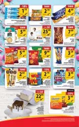 Gazetka promocyjna Arhelan - Gazetka - Gazetka - ważna od 12.05 do 12.05.2024 - strona 12 - produkty: Princessa, Ser, Bake Rolls, Kinder Bueno, Chipsy, Wawel, Tatra, Lion, Mleczko, Ptasie mleczko, Muffiny, Delicje, Baton, Lorenz, Deser, Aksam, Bomboniera, Kakao, Kinder, LG, Fa