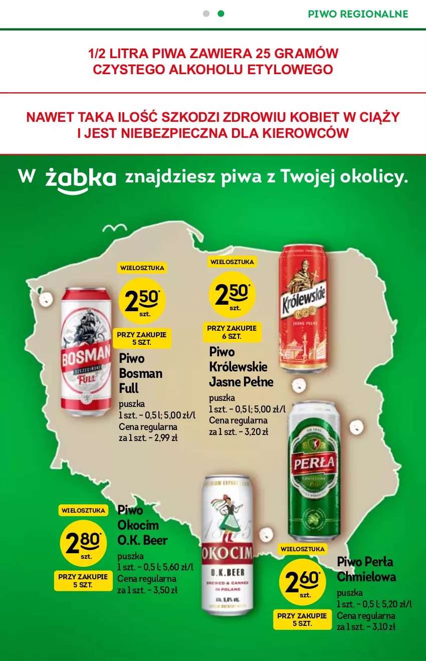 Gazetka promocyjna Żabka - ważna 15.09 do 21.09.2021 - strona 17 - produkty: Gra, Koc, Królewski, Okocim, Perła, Piec, Piwa, Piwo