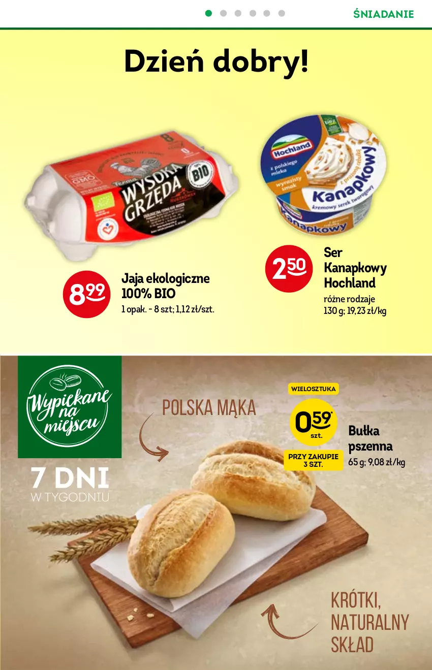 Gazetka promocyjna Żabka - ważna 15.09 do 21.09.2021 - strona 27 - produkty: Bułka, Hochland, Jaja, Mąka, Ser