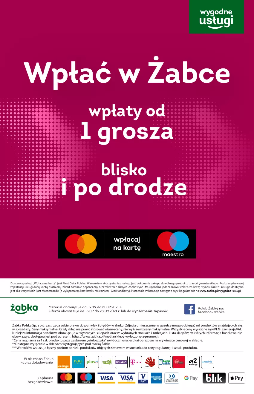 Gazetka promocyjna Żabka - ważna 15.09 do 21.09.2021 - strona 48 - produkty: Dres, Fa