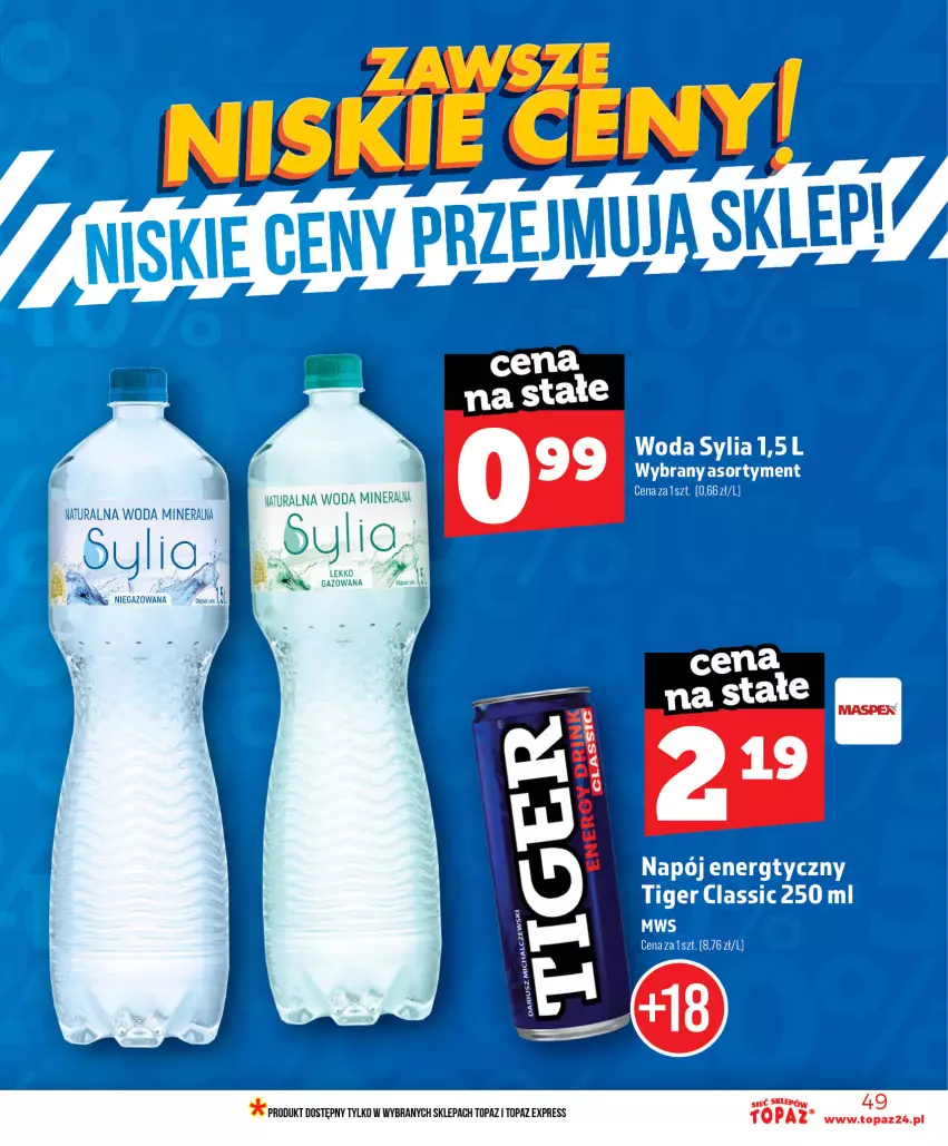 Gazetka promocyjna Topaz - Gazetka - ważna 11.06 do 17.06.2026 - strona 49 - produkty: Top, Woda