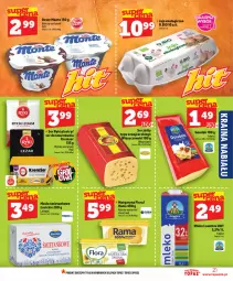 Gazetka promocyjna Topaz - Gazetka - Gazetka - ważna od 17.06 do 17.06.2026 - strona 21 - produkty: Rycki Edam, Top, Ser, Por, Gin, Włoszczowski, Rama, Zott, Jaja, Cars, Edam, Deser, Flora, Masło, Monte, Mleko