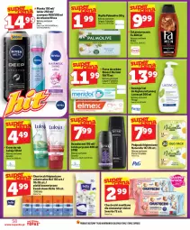 Gazetka promocyjna Topaz - Gazetka - Gazetka - ważna od 17.06 do 17.06.2026 - strona 58 - produkty: Emulsja, Naturell, Top, Gin, Palmolive, Lactacyd, Bell, Dezodorant, Krem do rąk, Sito, Pasta do zębów, Chusteczki, Płatki kosmetyczne, Szampon, Podpaski, Dzieci, Bella, Mydło, Elmex, Colgate, Luksja, Nivea, Lakier, Naturella, LG, Fa