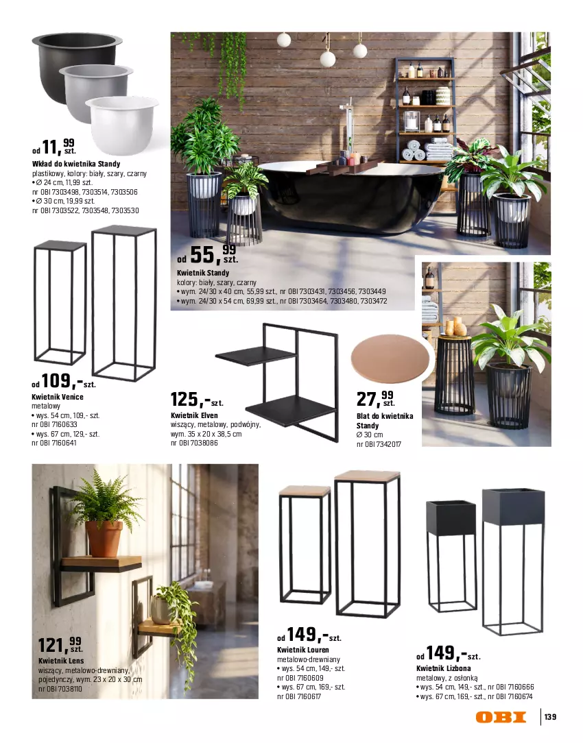 Gazetka promocyjna Obi - Gazetka OBI - ważna 16.03 do 31.08.2026 - strona 139 - produkty: Intel, Kwietnik