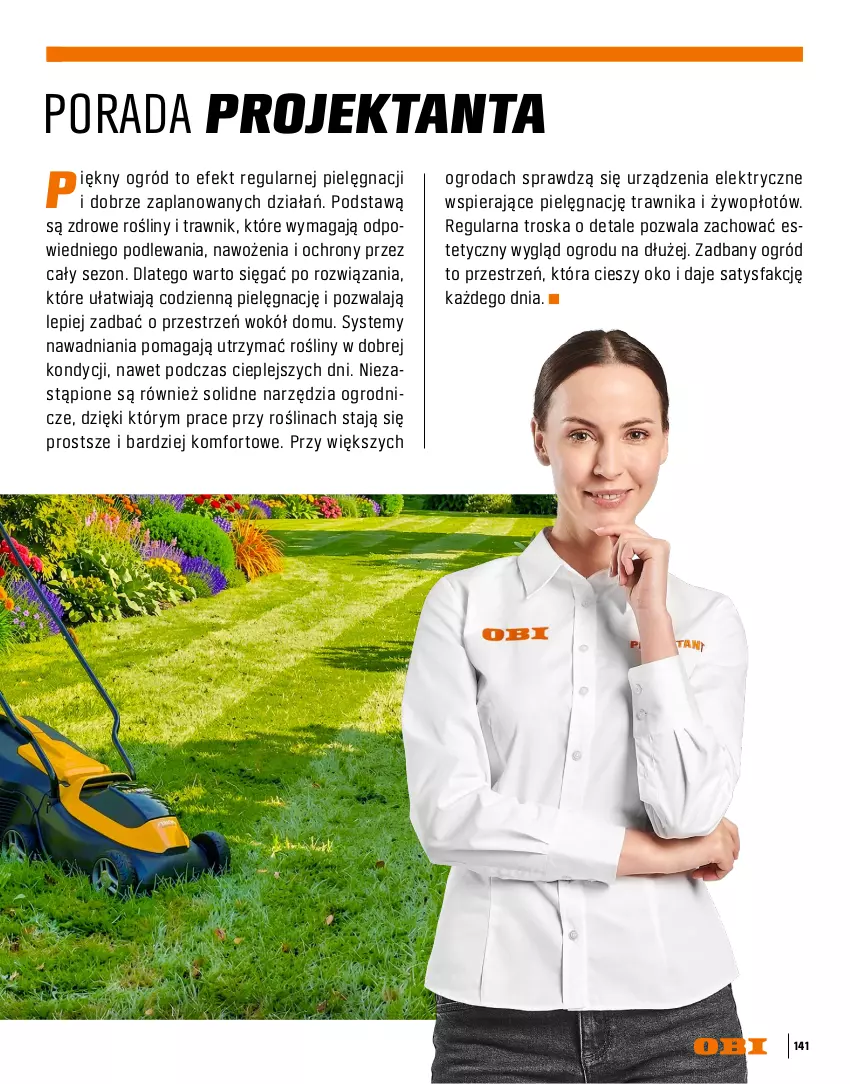 Gazetka promocyjna Obi - Gazetka OBI - ważna 16.03 do 31.08.2026 - strona 141 - produkty: Fa, Ogród, Por