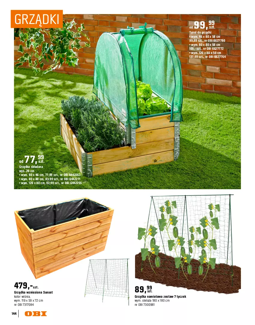 Gazetka promocyjna Obi - Gazetka OBI - ważna 16.03 do 31.08.2026 - strona 144 - produkty: Gra, Kokos, Miska, Namiot, Sok, Teleskop, Tunel