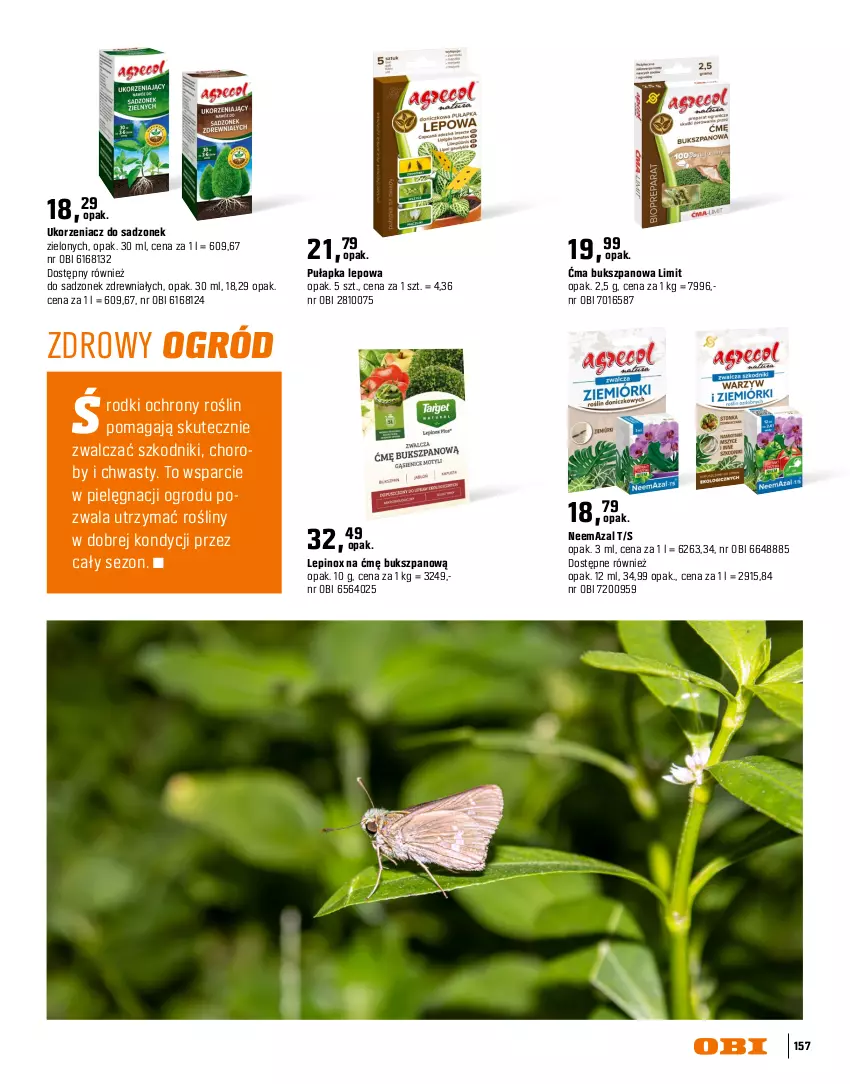 Gazetka promocyjna Obi - Gazetka OBI - ważna 16.03 do 31.08.2026 - strona 157 - produkty: Amol, Hobby, Ogród