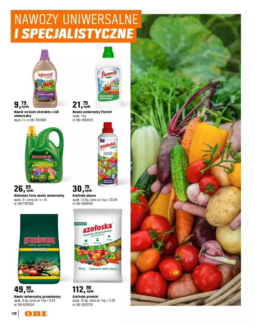 Gazetka promocyjna Obi - Gazetka OBI - ważna 16.03 do 31.08.2026 - strona 170 - produkty: Biohumus, Dron, Gra, Mus, Nawóz, Ogród