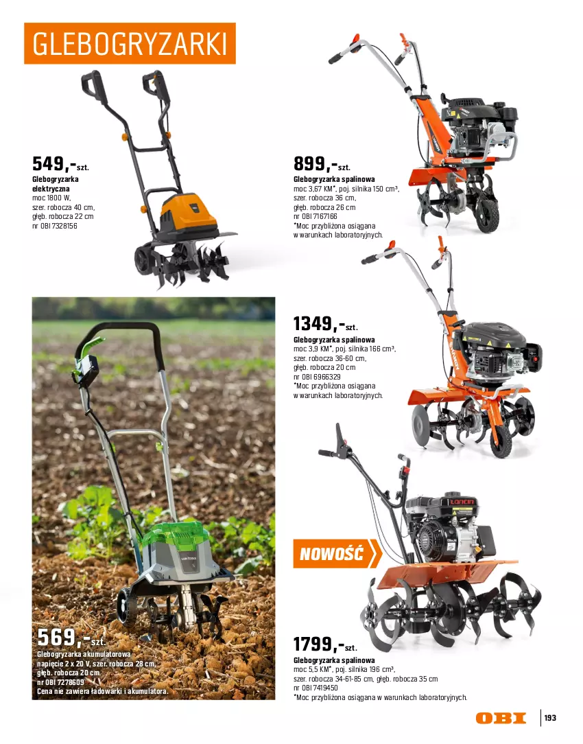 Gazetka promocyjna Obi - Gazetka OBI - ważna 16.03 do 31.08.2026 - strona 193 - produkty: Akumulator, Gry, Kosz